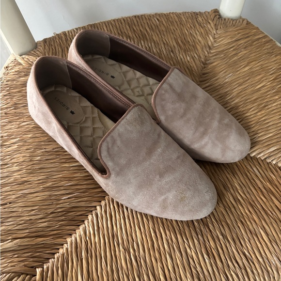 Birdies Starling loafers, suede, champagne color/light tan 8.5 Wide - Picture 3 of 7